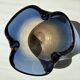 Blue and amber Murano glass ashtray/trinket dish 1960-70