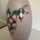 Vase Art-Déco en pâte de verre signé A. Naudy