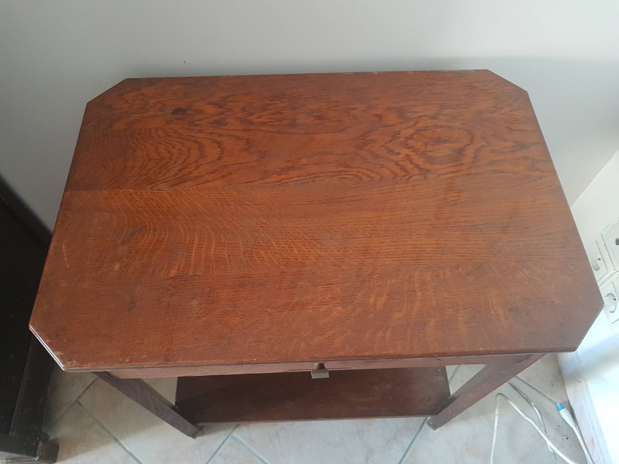 Art Deco console serving table