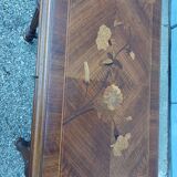 Work table, marquetry dressing table