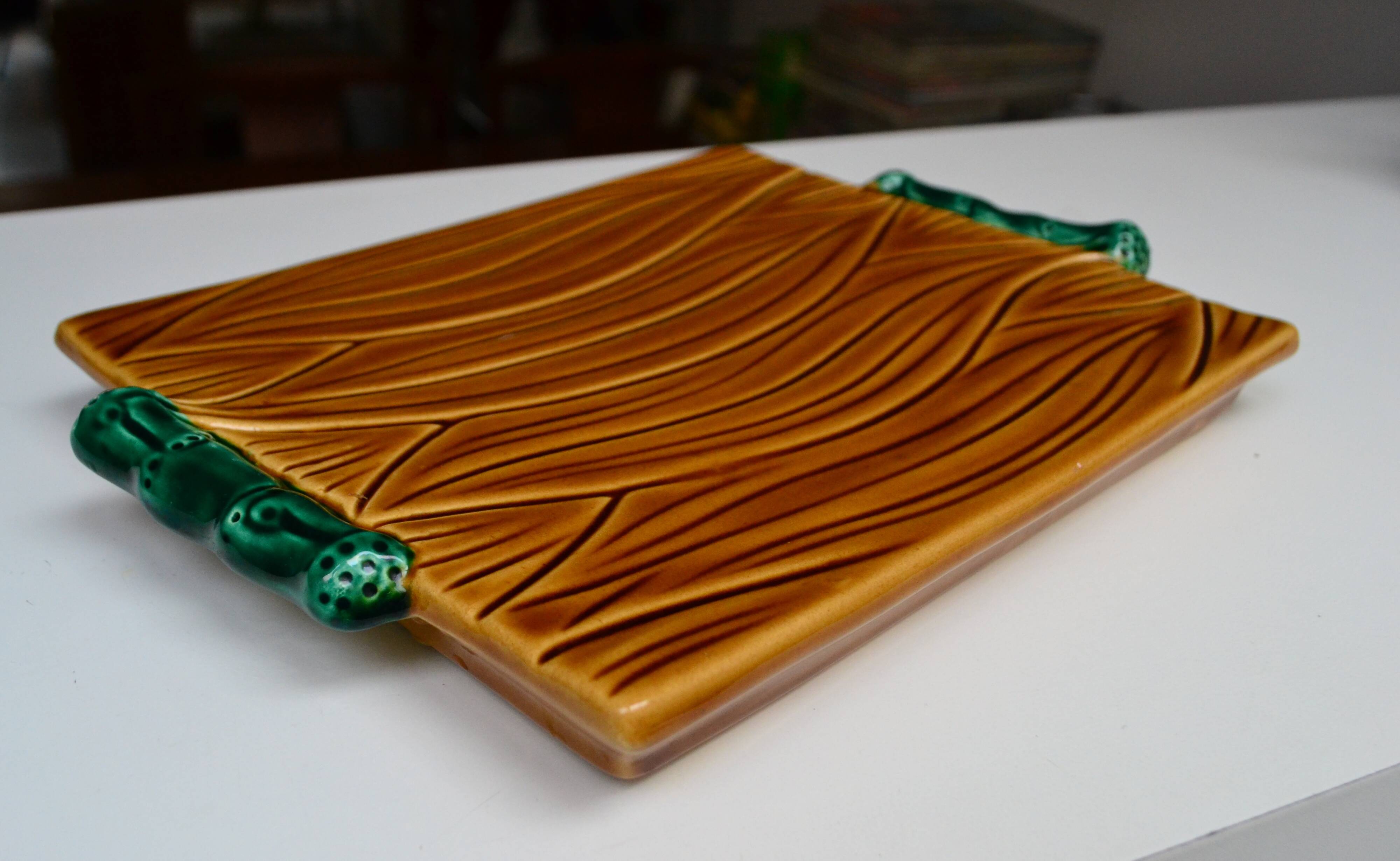 Vallauris earthenware dish, created by Albert Ferlay in the 1960s