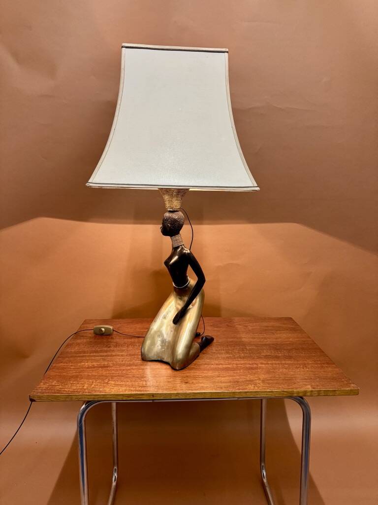 African table lamp 1970
