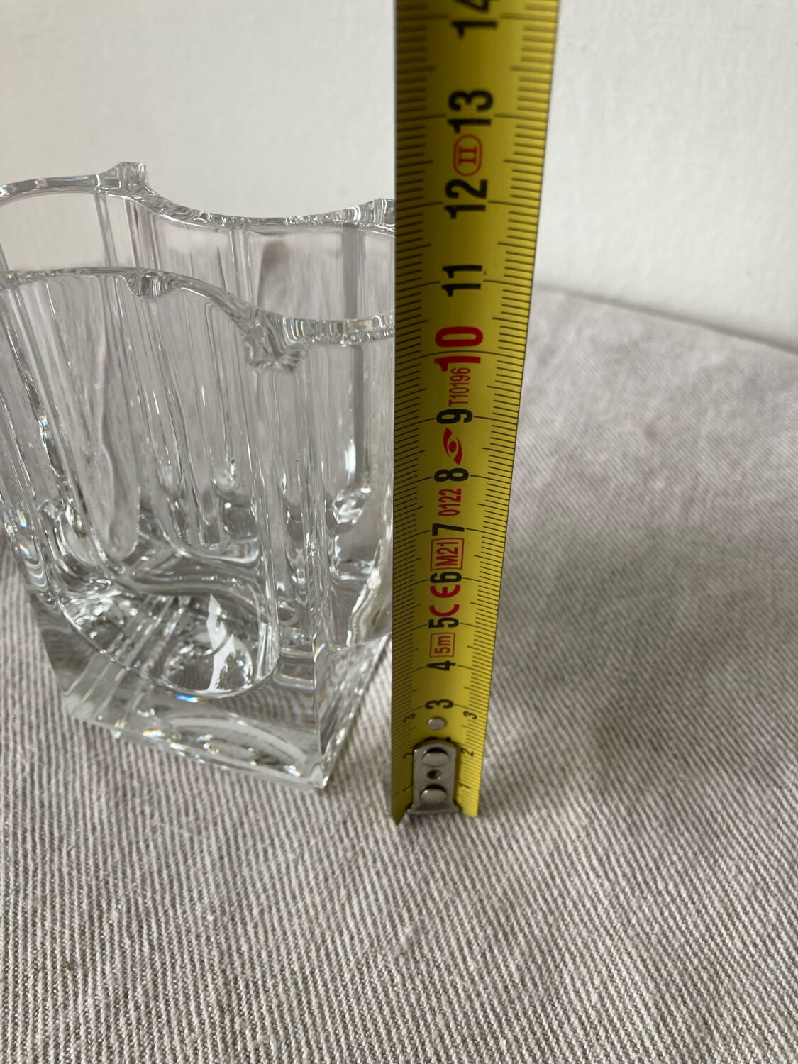 Small crystal vase St Louis, Art Deco