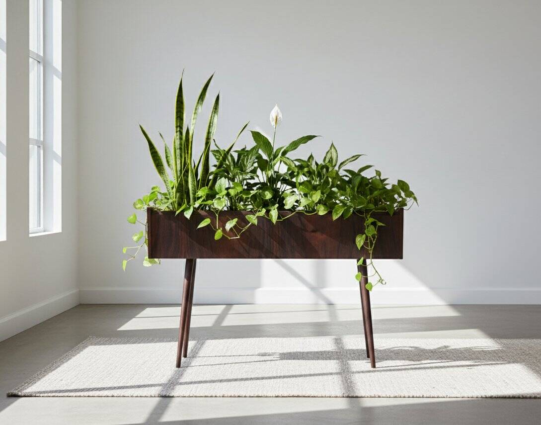 Rosewood Planter, Denmark, 1960s