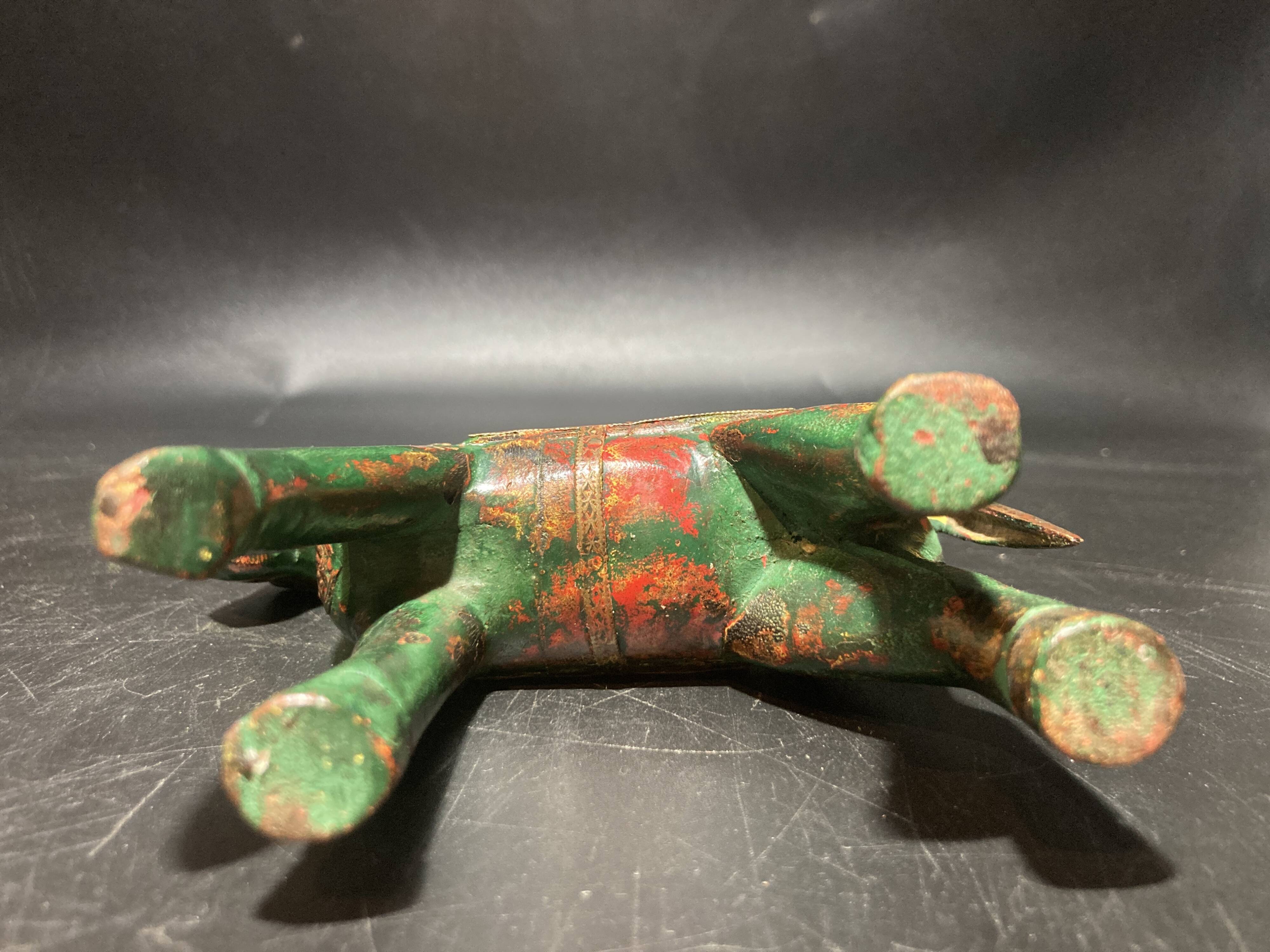 Set of 2 wooden horses