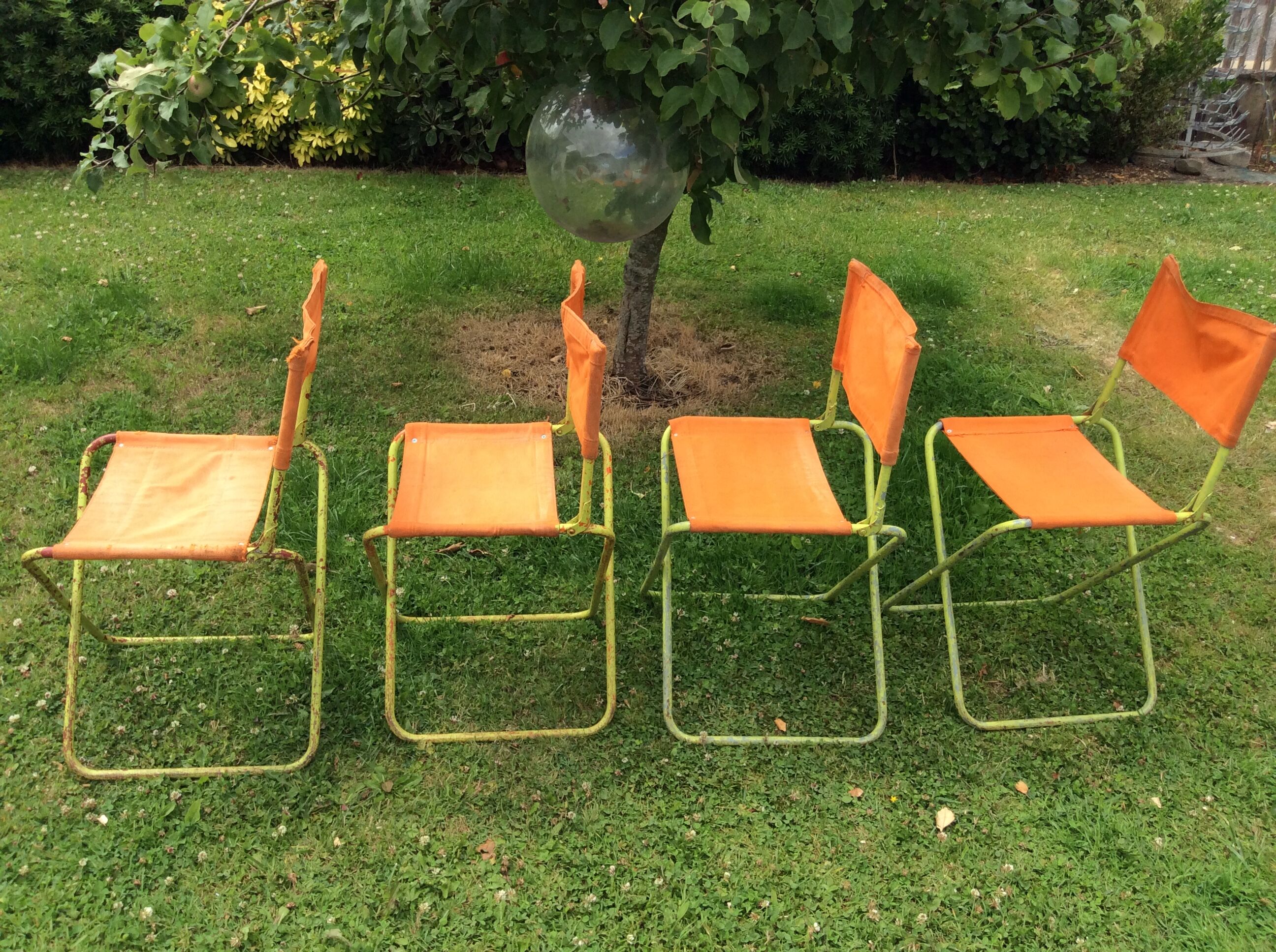 4 fauteuils de camping