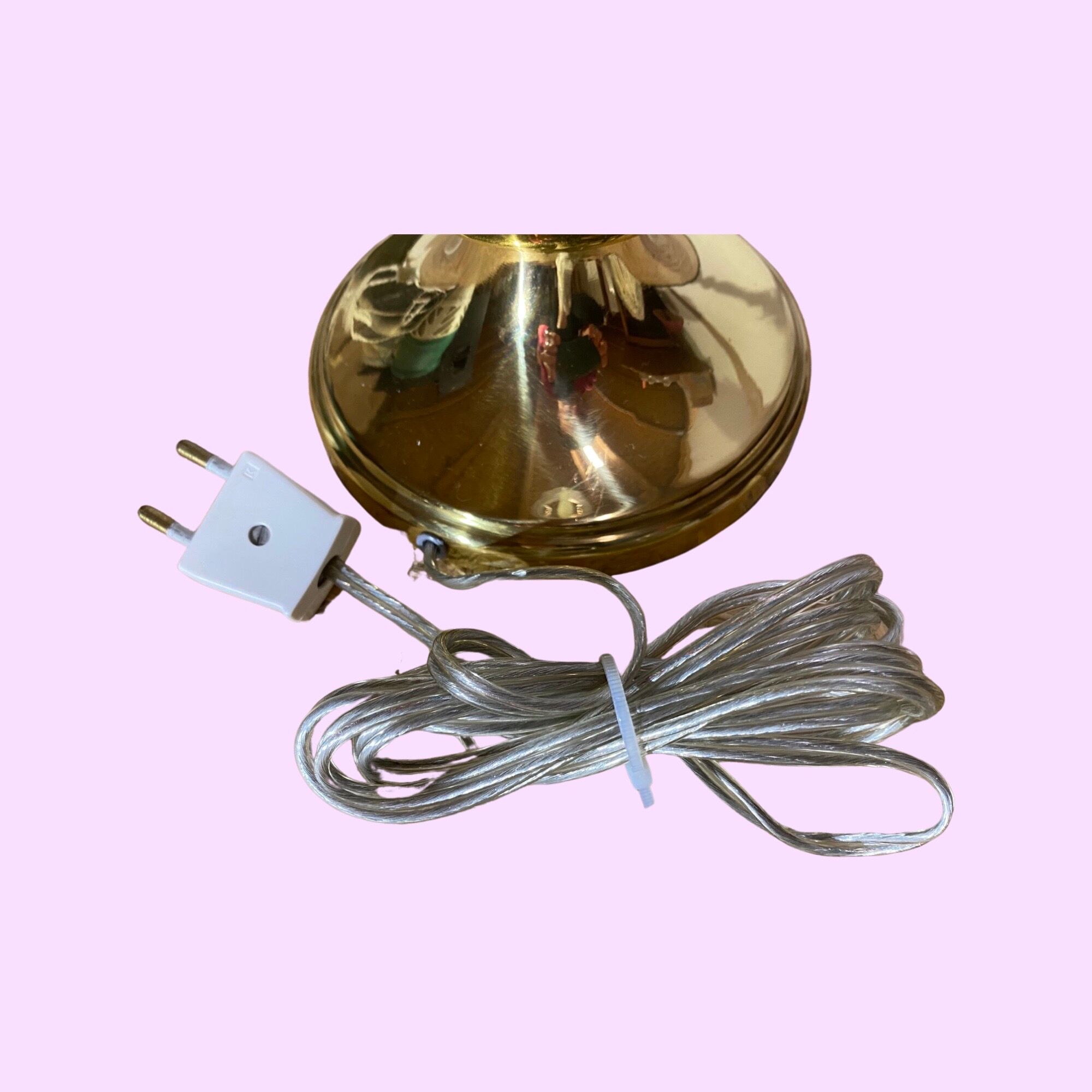 Brass danish design table lamp