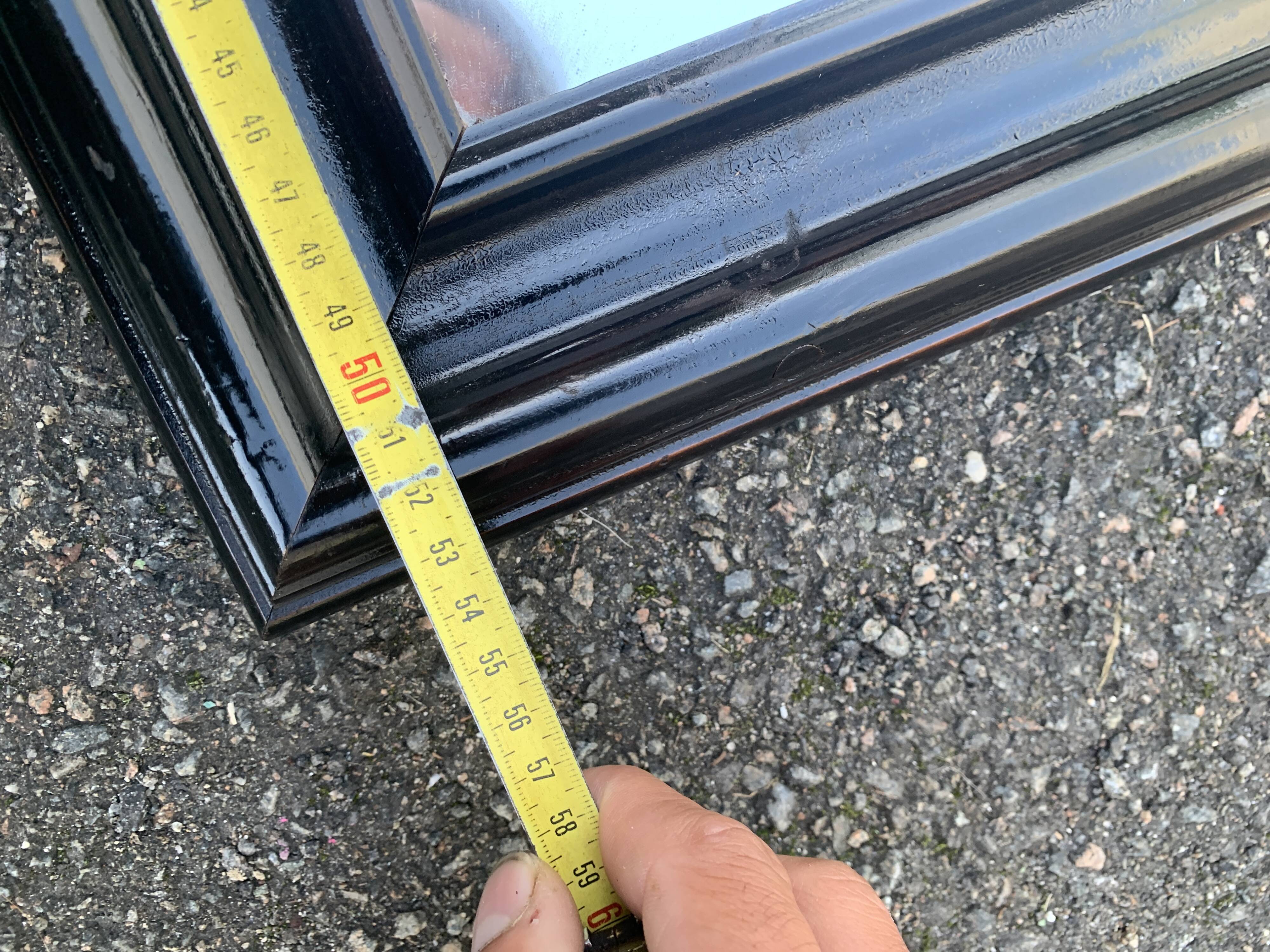 Miroir Noir et doré 64 x 53