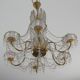 Brass chandelier, 1960s