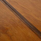 Mahogany extending table by A. Sornay, France 1950