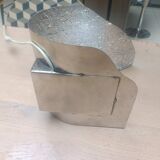 Handcrafted metal lamp, 1970s.