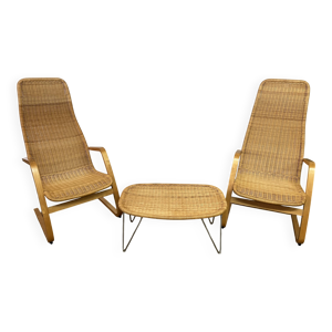 Superbe Ensemble Chaises - osier table