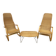 Superbe Ensemble Chaises et petite table en Osier