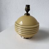 Czechoslovakian Art Deco opaline table lamp