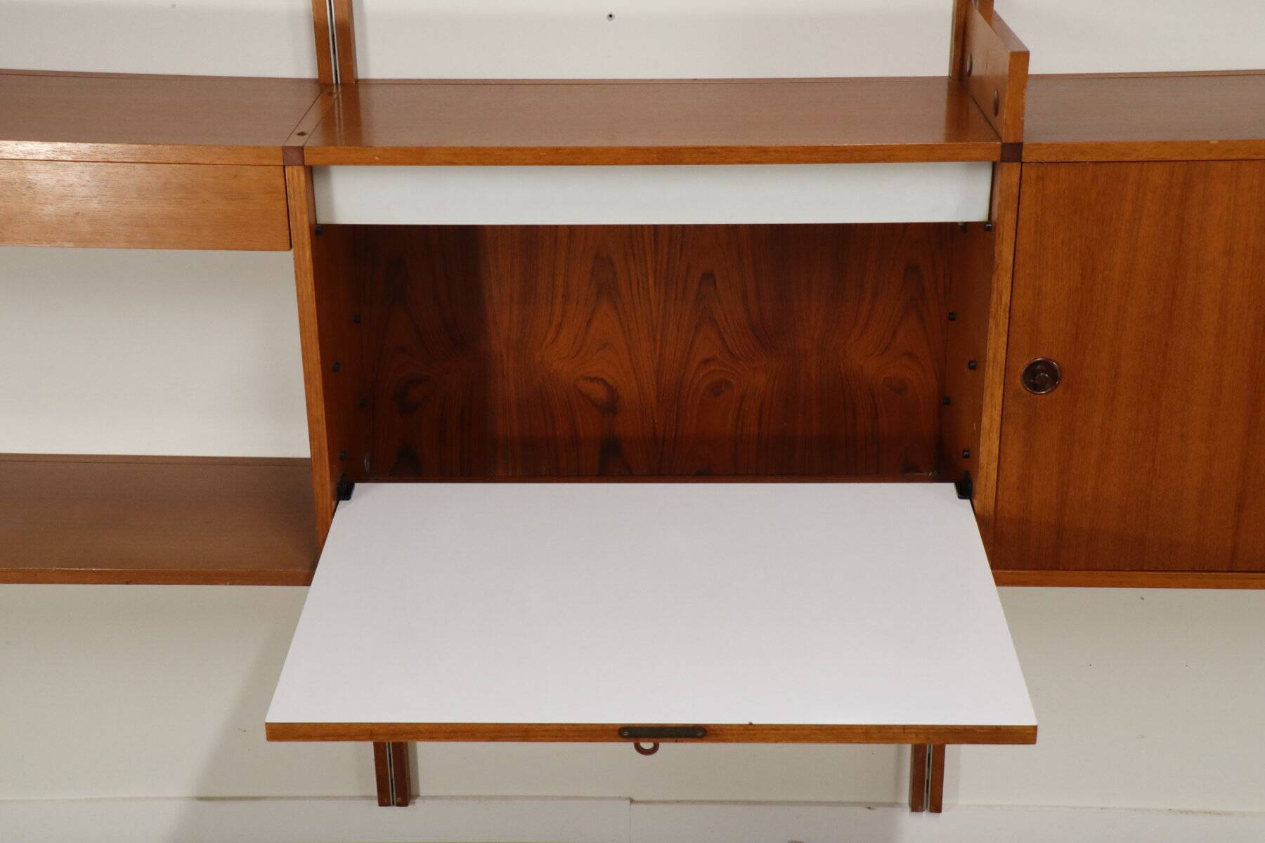 Modular wall bookcase, Minvielle edition by ARP – 1960