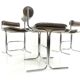 Ensemble de trois chaises Pieff Eleganza par Tim Bates Mid Century 1960s