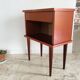 Table de chevet pieds compas vintage