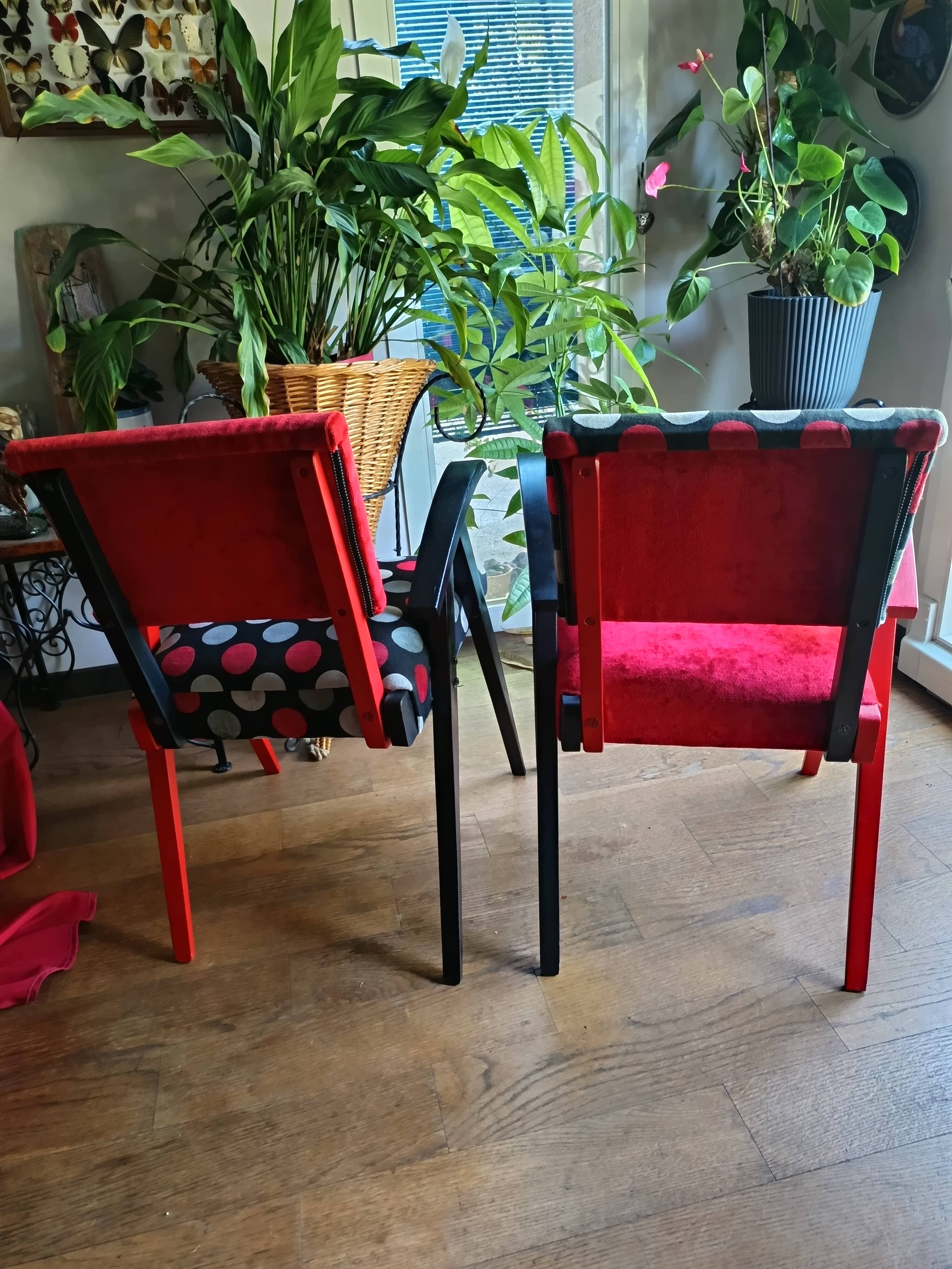 Paire de fauteuils rénovés, 1960