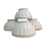 Lot de 4 bols de diverses manufactures françaises