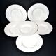 Wedgwood set of 6 pasta plates, Patrician garland, England