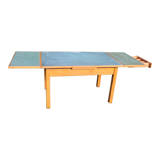 Old green extendable kitchen table