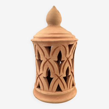 Terracotta tealight holder