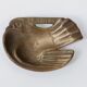 Vintage bronze pocket empty