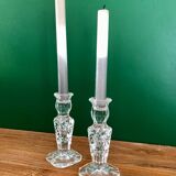 Square base candle holders