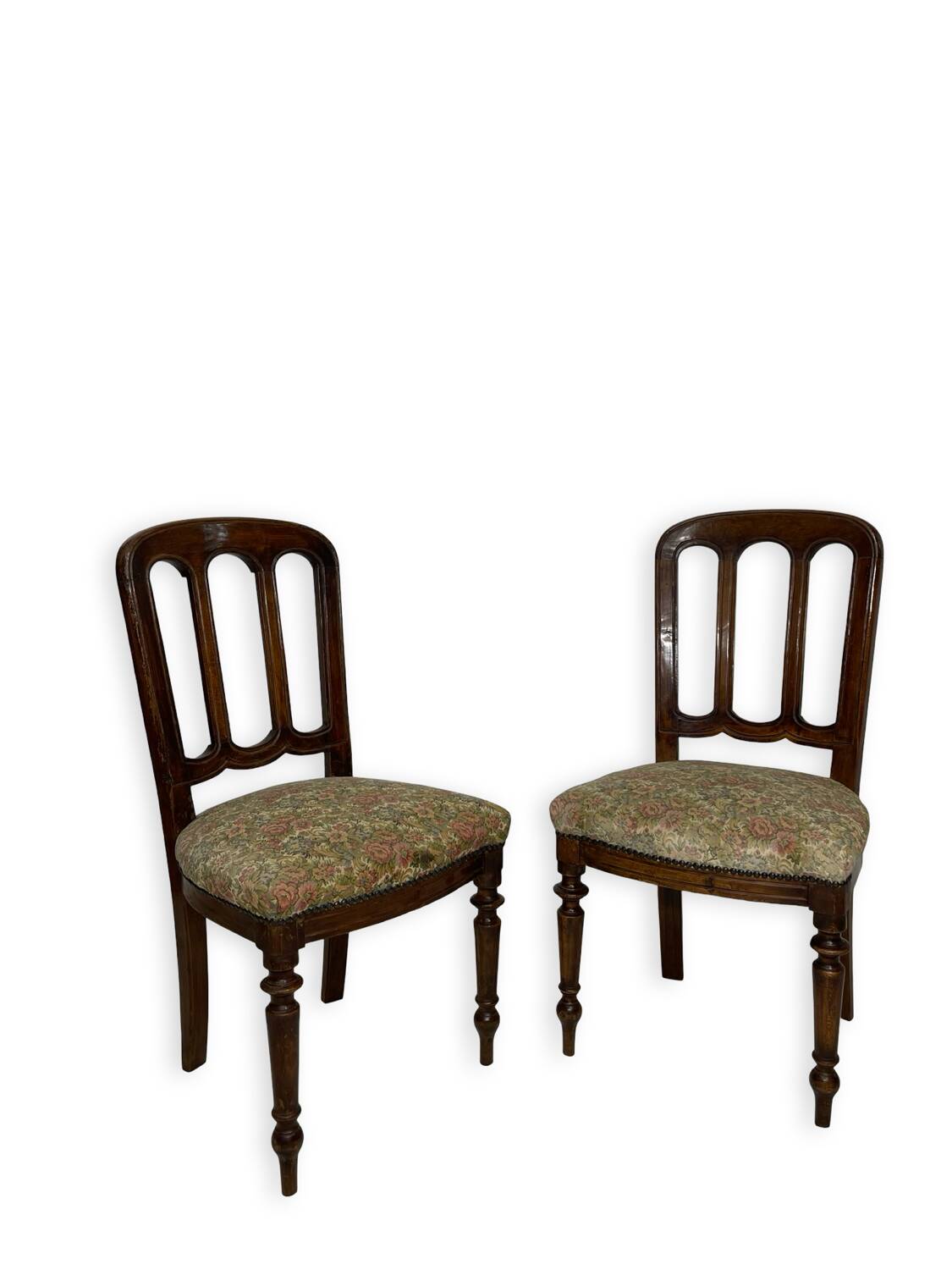 Ensemble de quatre chaises de style Umbertine