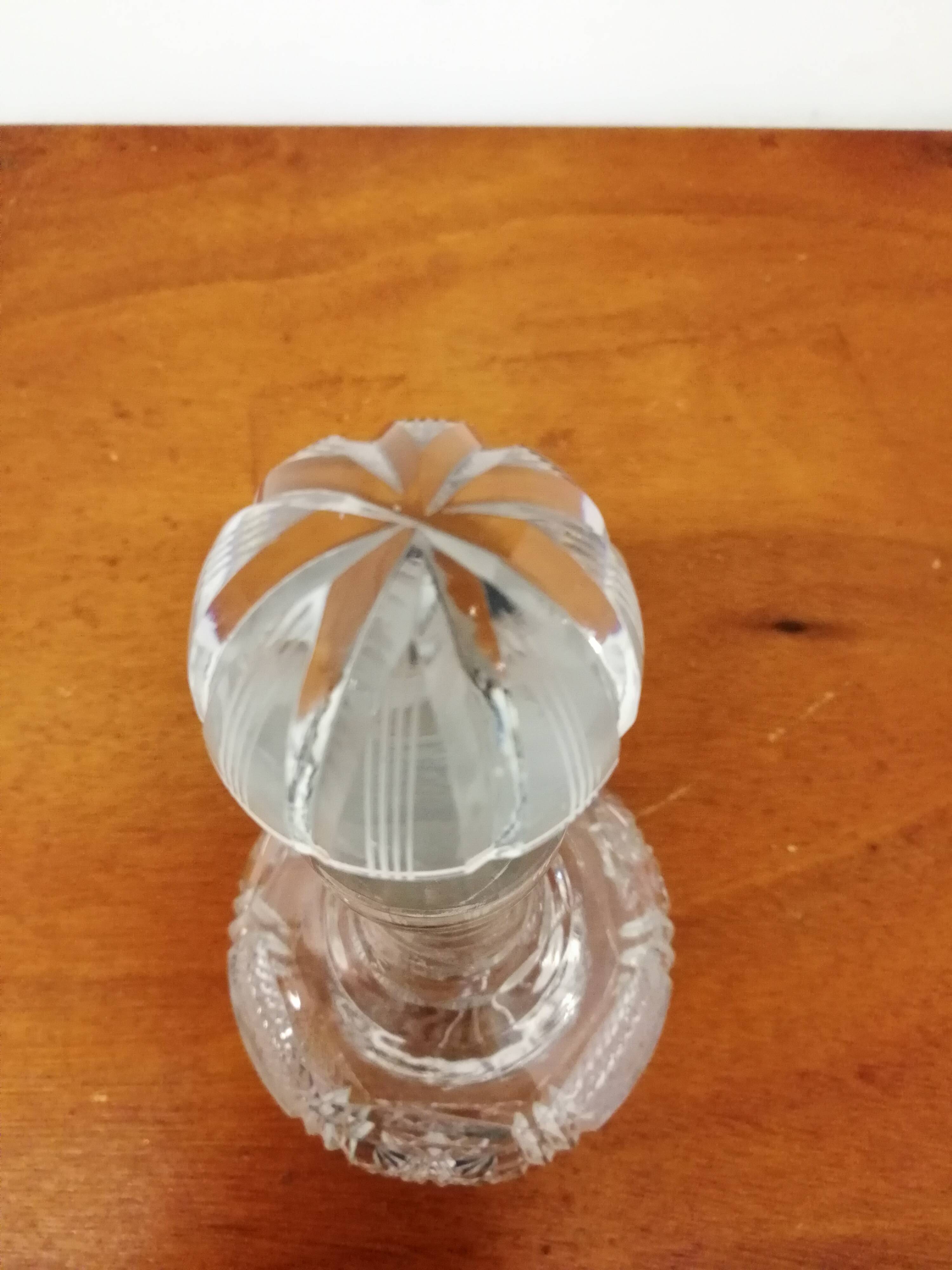Cut Crystal Liqueur Carafe