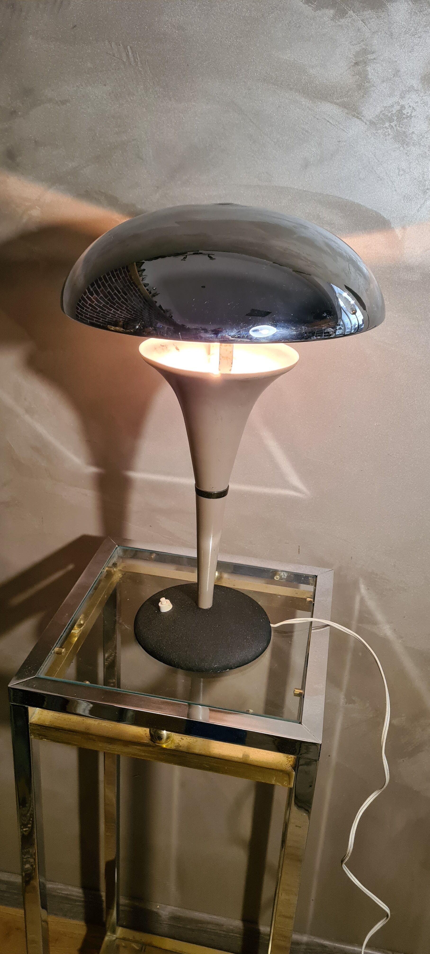 Lampe métal & fonte 1940/60