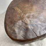 Lobi stool, made of solid wood, unique piece