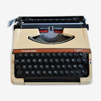 Brother typewriter nogamatic400 - vintage 70s - new ribbon