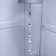 Massive alabaster floor lamp with metal embellishments from the 1970s.