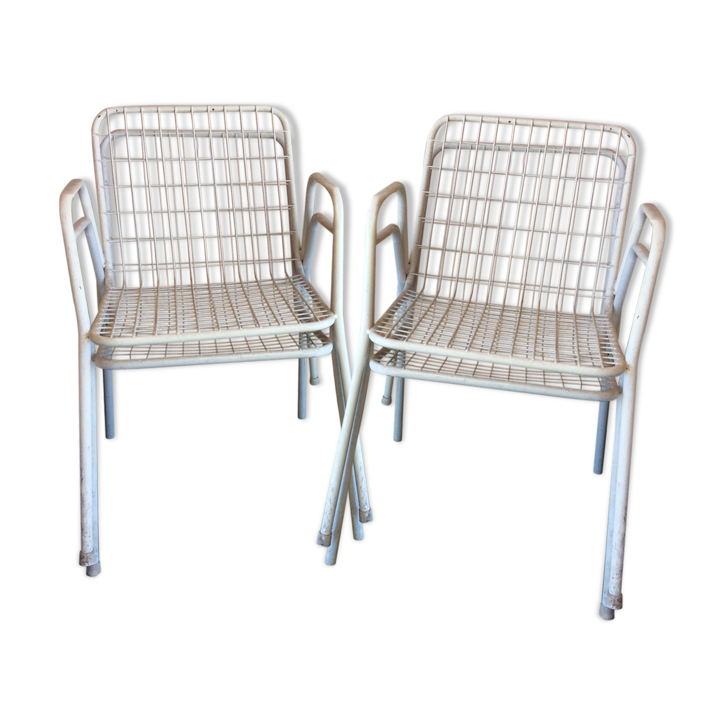 Lot of 4 armchairs Emu model Rio