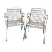 Lot of 4 armchairs Emu model Rio