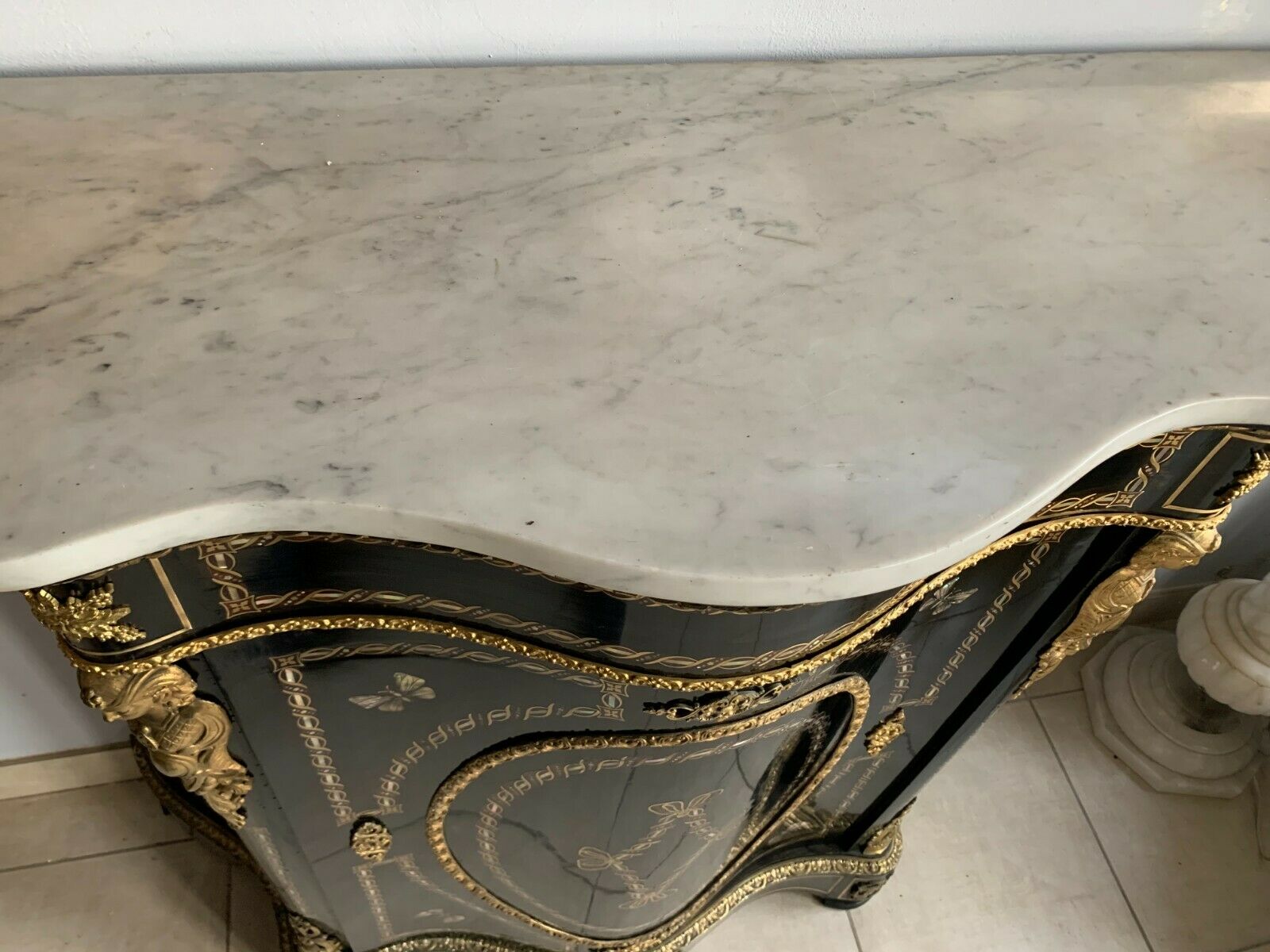 Curved furniture with support height Napoleon III Buffet Napoleon III 19th century