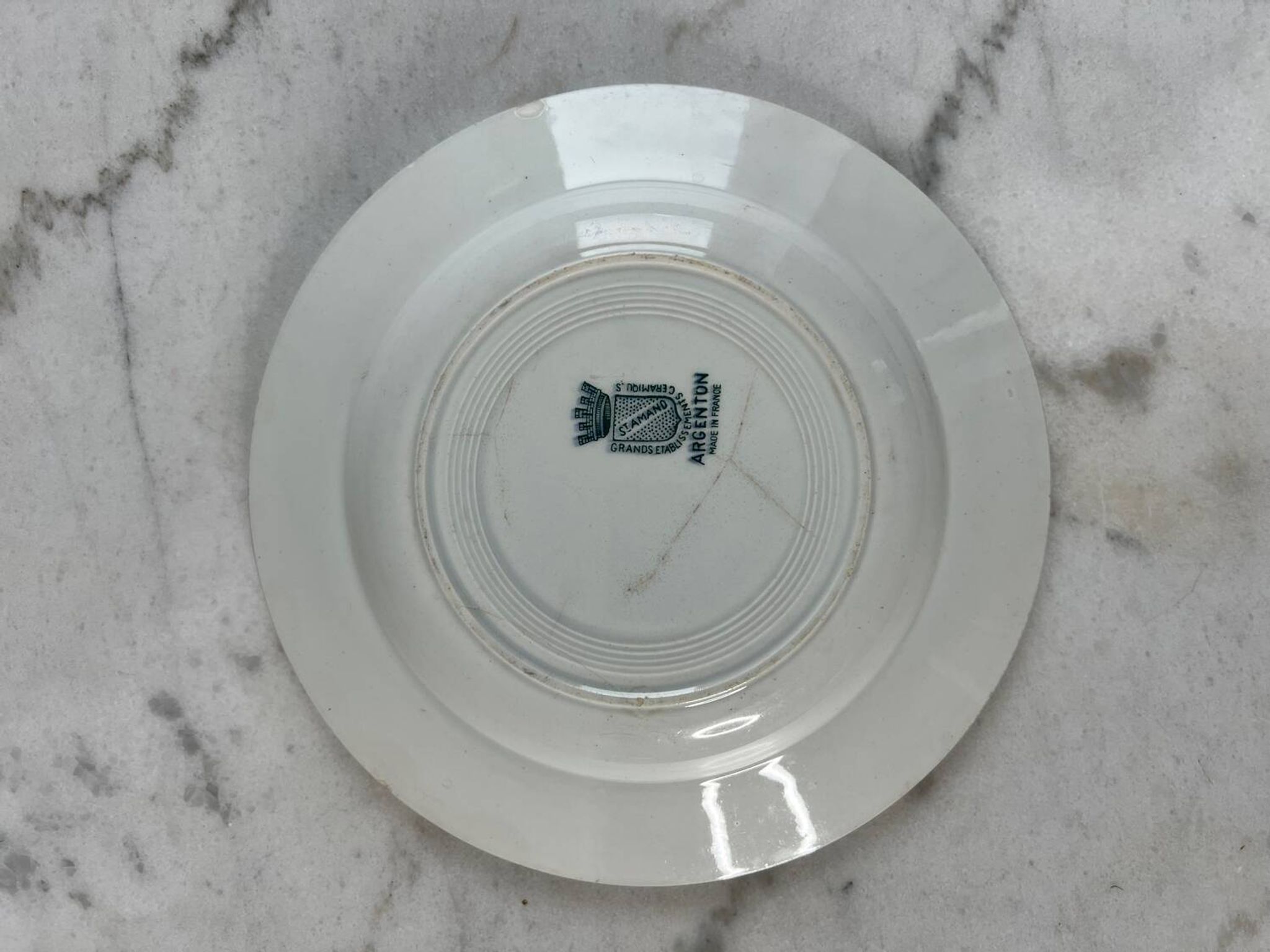 3 assiettes creuses Argenton St Amand