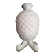Bonbonnière, pineapple sugar bowl in white opaline.