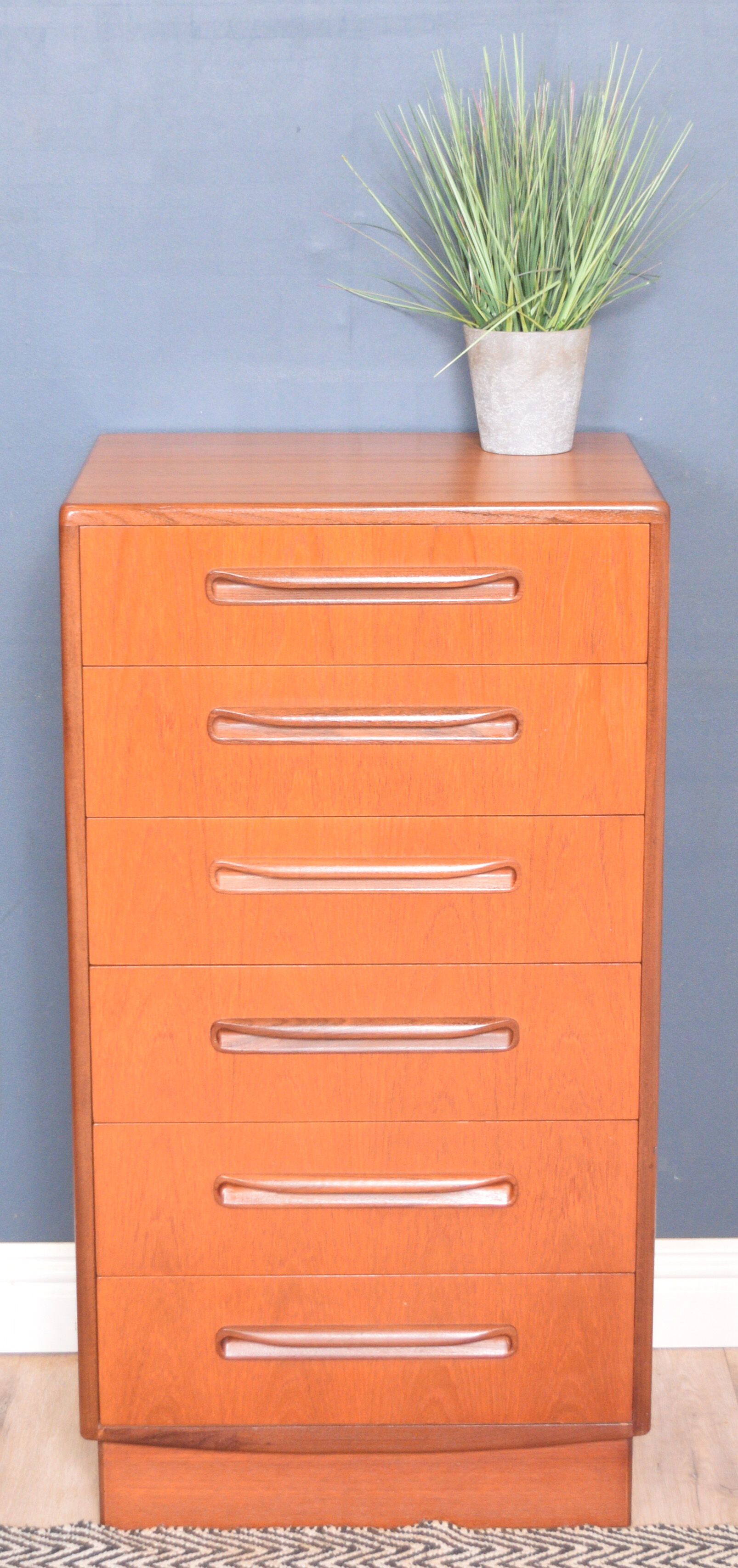 G-Plan Fresco teak 6 drawer chest of drawers