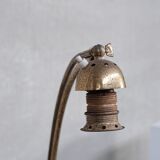 Lampadaire en laiton français du milieu du siècle