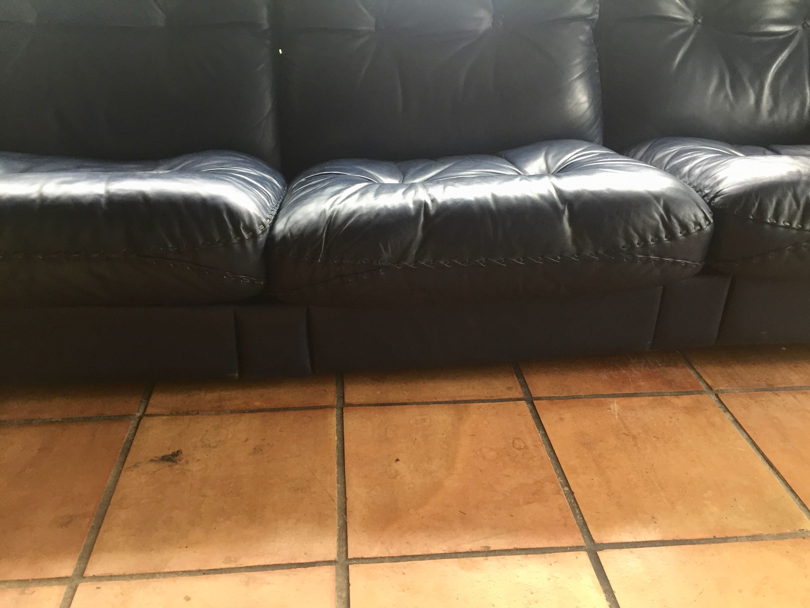 Canape de sede ds 101 blue leather