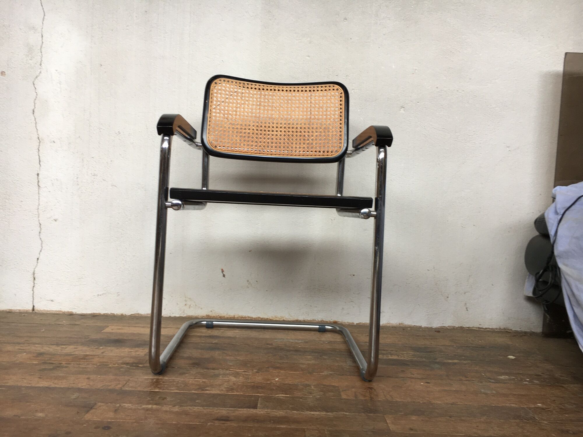 Fauteuil Marcel Breuer b32 vintage 1950 noir