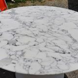 Table Tulip by& Eero Saarinen marble Calacatta, Knoll
