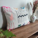 Coussin kilim marocain tribal