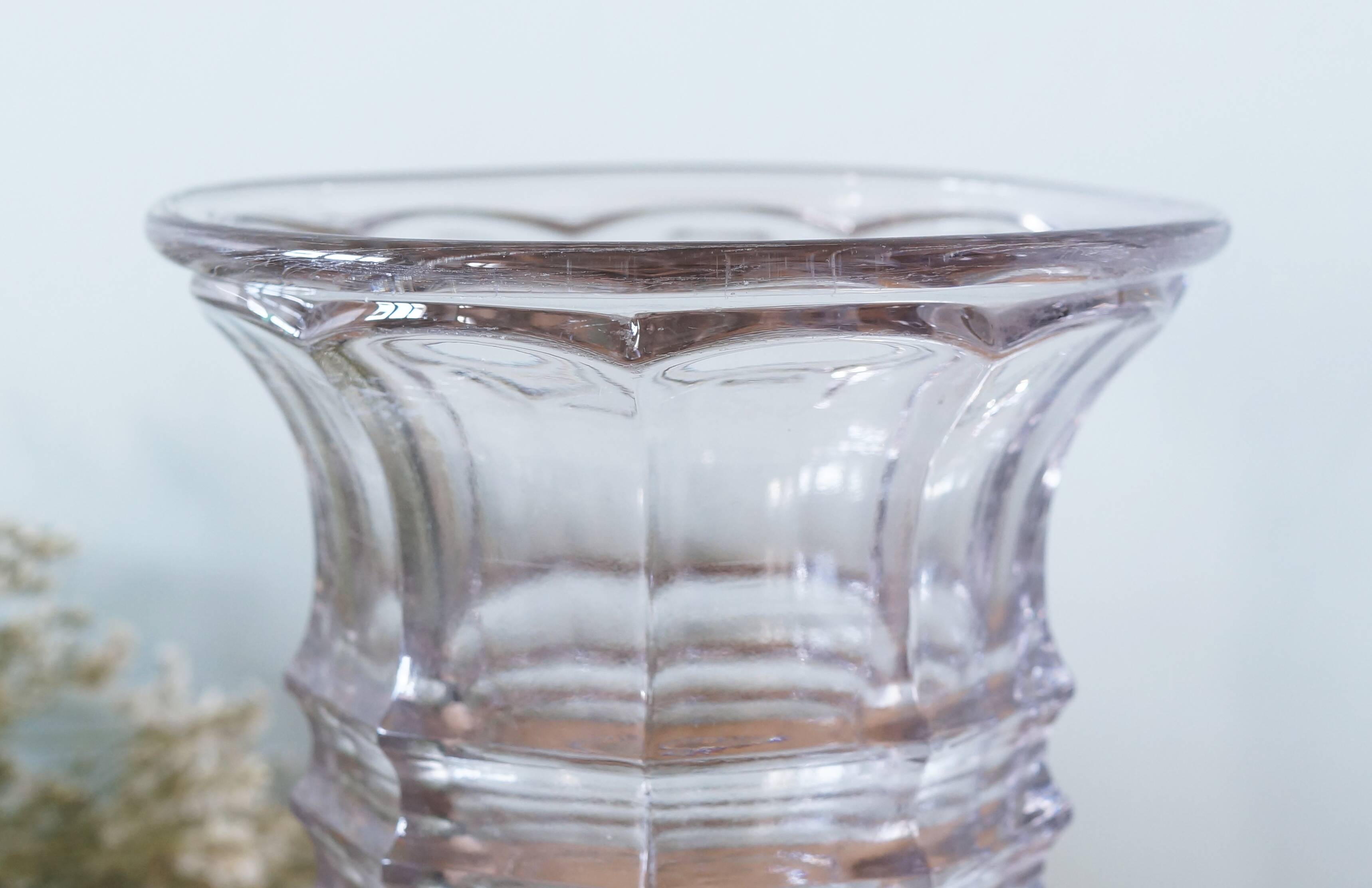 Glass vase 1930s or 1940s