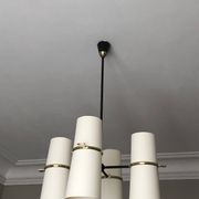 Lustre diablo 8 lights Maison Lunel 1950