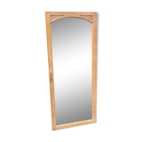 Beveled floor mirror on art deco frame