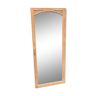 Beveled floor mirror on art deco frame