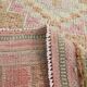 Turkish Pink & Brown Vintage Runner Rug, 78x371Cm